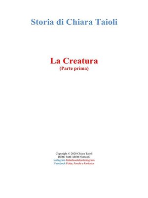 cover image of La Creatura